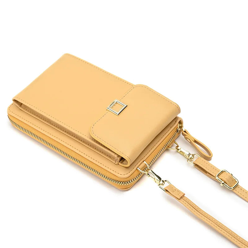 Women's Crossbody Phone Bag Small PU Leather Purse