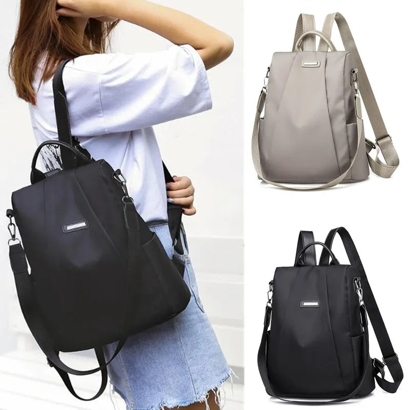 Women's Anti-theft Travel Backpack Casual Shoulder Bag Schoolbag