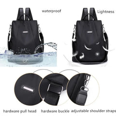 Women's Anti-theft Travel Backpack Casual Shoulder Bag Schoolbag