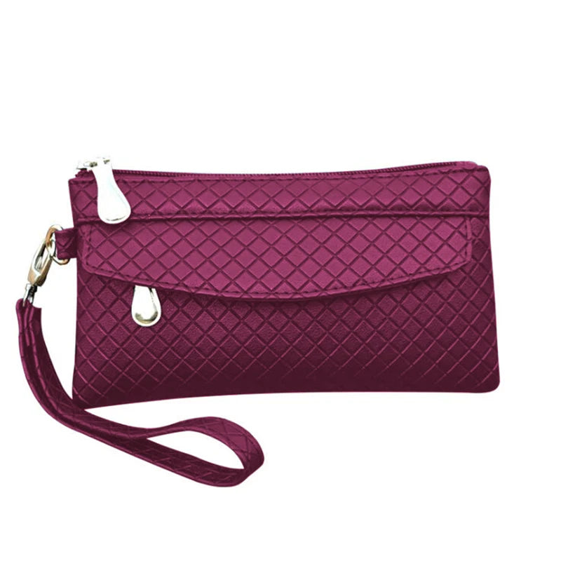 Women's Pu Leather Wallet Clutch Large Capacity Phone Bag