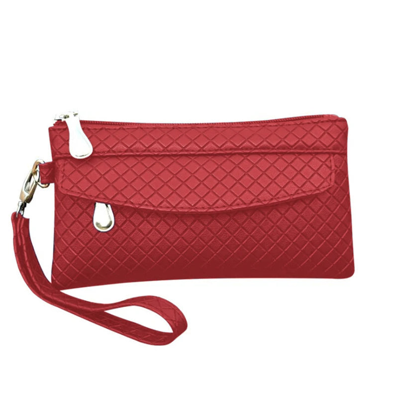 Women's Pu Leather Wallet Clutch Large Capacity Phone Bag