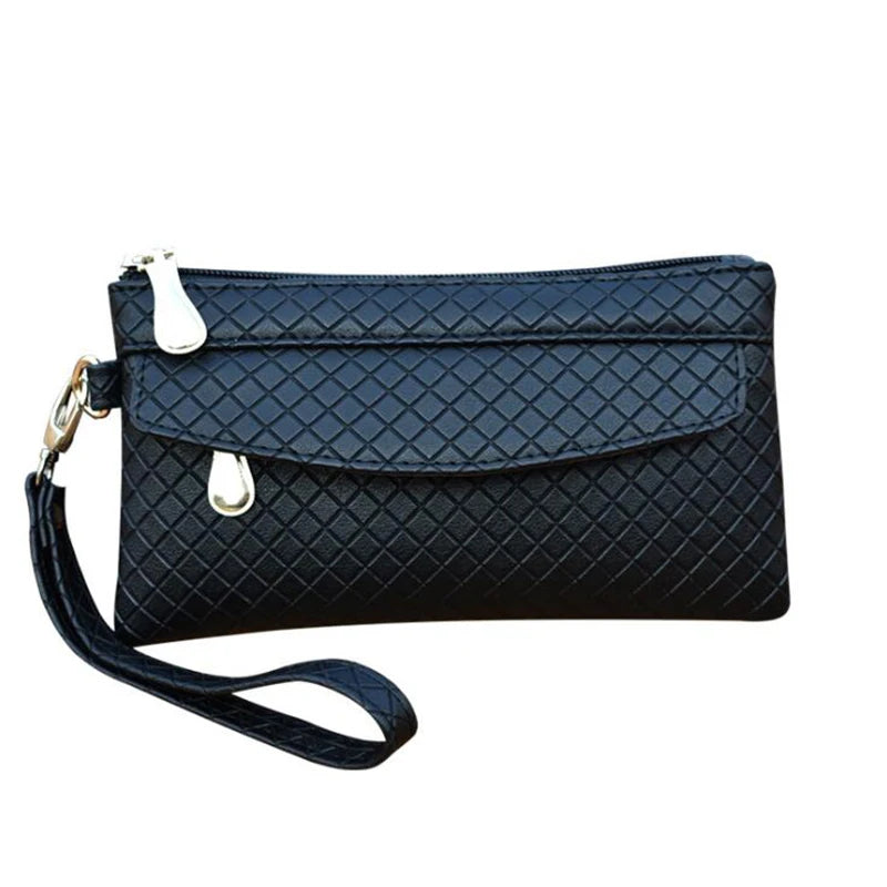 Women's Pu Leather Wallet Clutch Large Capacity Phone Bag
