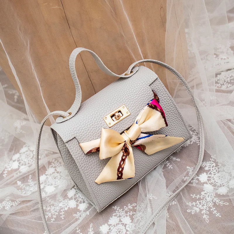Bow-Knot Shoulder Bag Wallets for Women PU Leather