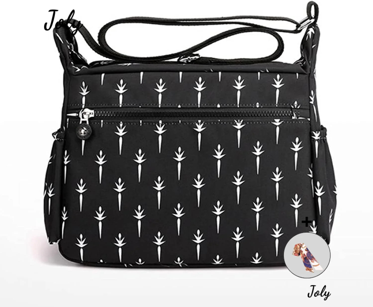 Waterproof Nylon Messenger Satchel Bag - Women's Shoulder Bag