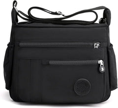 Waterproof Nylon Messenger Satchel Bag - Women's Shoulder Bag