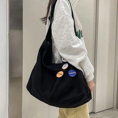 Women's Canvas Messenger Shoulder Bag Large Casual Crossbody Handbag