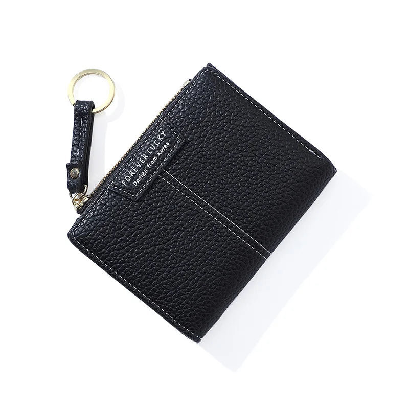 Women's Short Wallet Zipper Card Bag Coin Purse