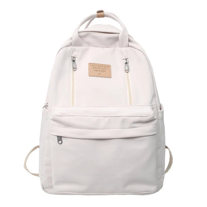 Women's Shoulder Backpack Casual Solid Hiking Outdoor Sport School Bag
