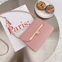Women's Summer Messenger Bag Handbag Candy Lock Buckle Shoulder Bag