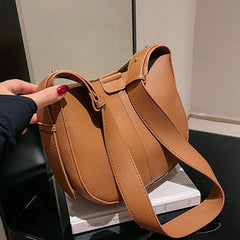 Women's Shoulder Bag PU Leather Messenger Bags Texture Crossbody Pack