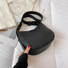 Women's Shoulder Bag PU Leather Messenger Bags Texture Crossbody Pack