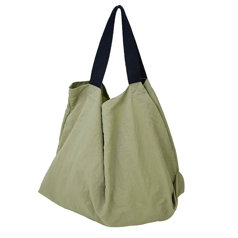 Canvas Crossbody Bag Large Capacity School Handbag