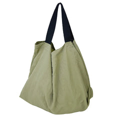 Canvas Crossbody Bag Large Capacity School Handbag