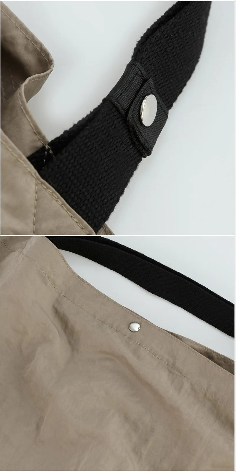 Canvas Crossbody Bag Large Capacity School Handbag