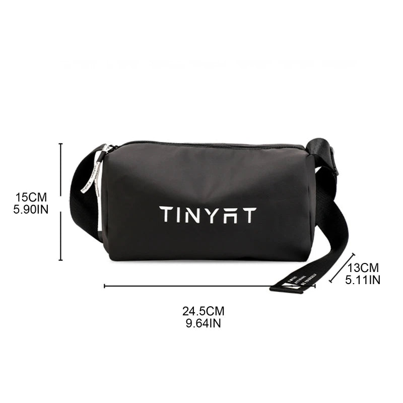 Unisex Crossbody Bag Large Capacity Casual Satchel Travel Bag