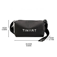 Unisex Crossbody Bag Large Capacity Casual Satchel Travel Bag