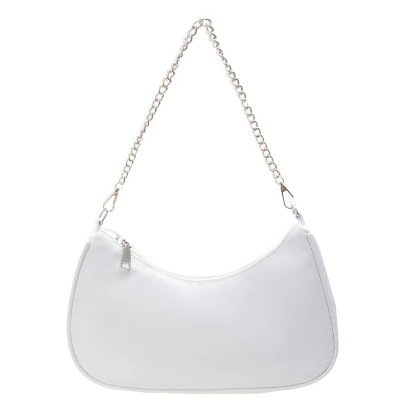 Multi-color Women's Shoulder Bag with Chain Strap