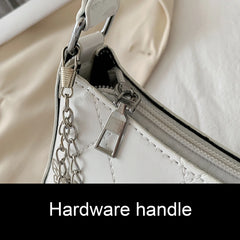 Vintage Butterfly Chain PU Leather Shoulder Bag