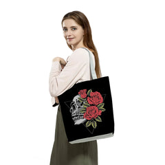 Women's Shoulder Bag Halloween Skull Tote Bag