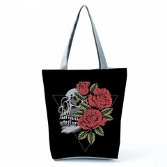 Women's Shoulder Bag Halloween Skull Tote Bag