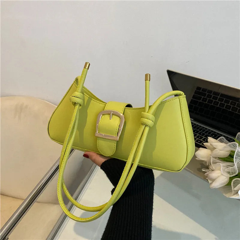 Women's Small Shoulder Bag Texture Crossbody Underarm Bag
