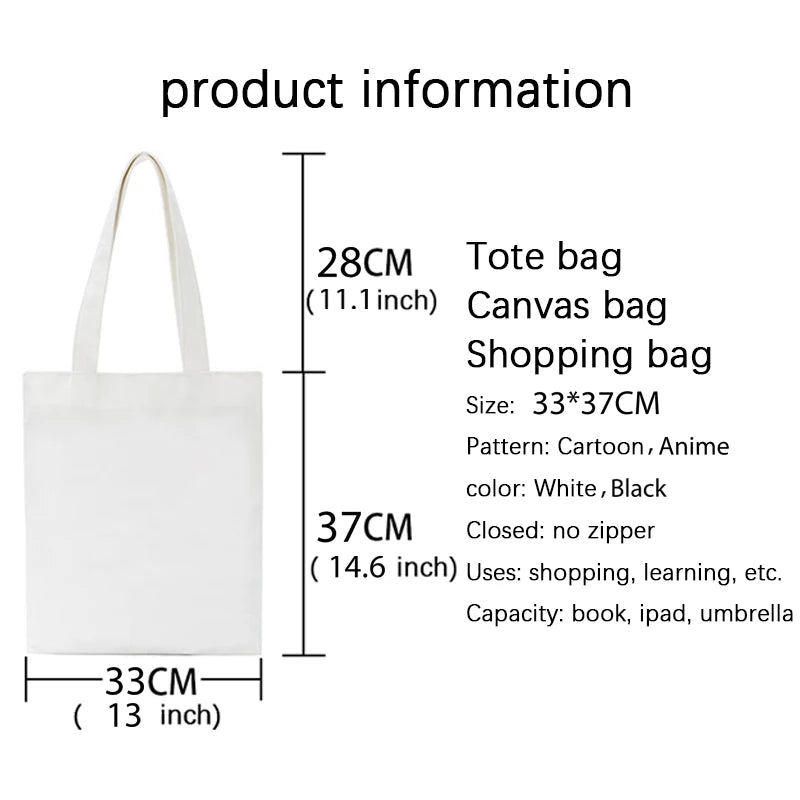 Ukraine Love Graph Print Canvas Shoulder Bag - Large Capacity Ladies Handbag