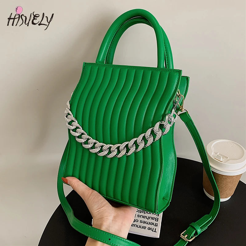 Chain Quilted Shoulder Bag Women Clutch Crossbody Purse
