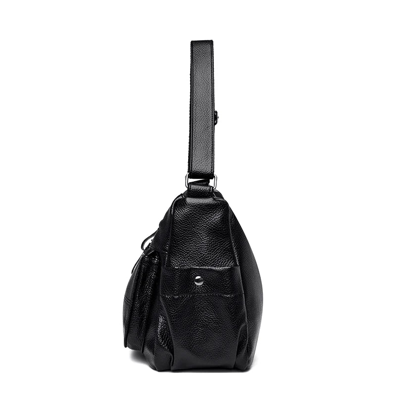 Women's Leather Messenger Bag Large Ladies Purse
