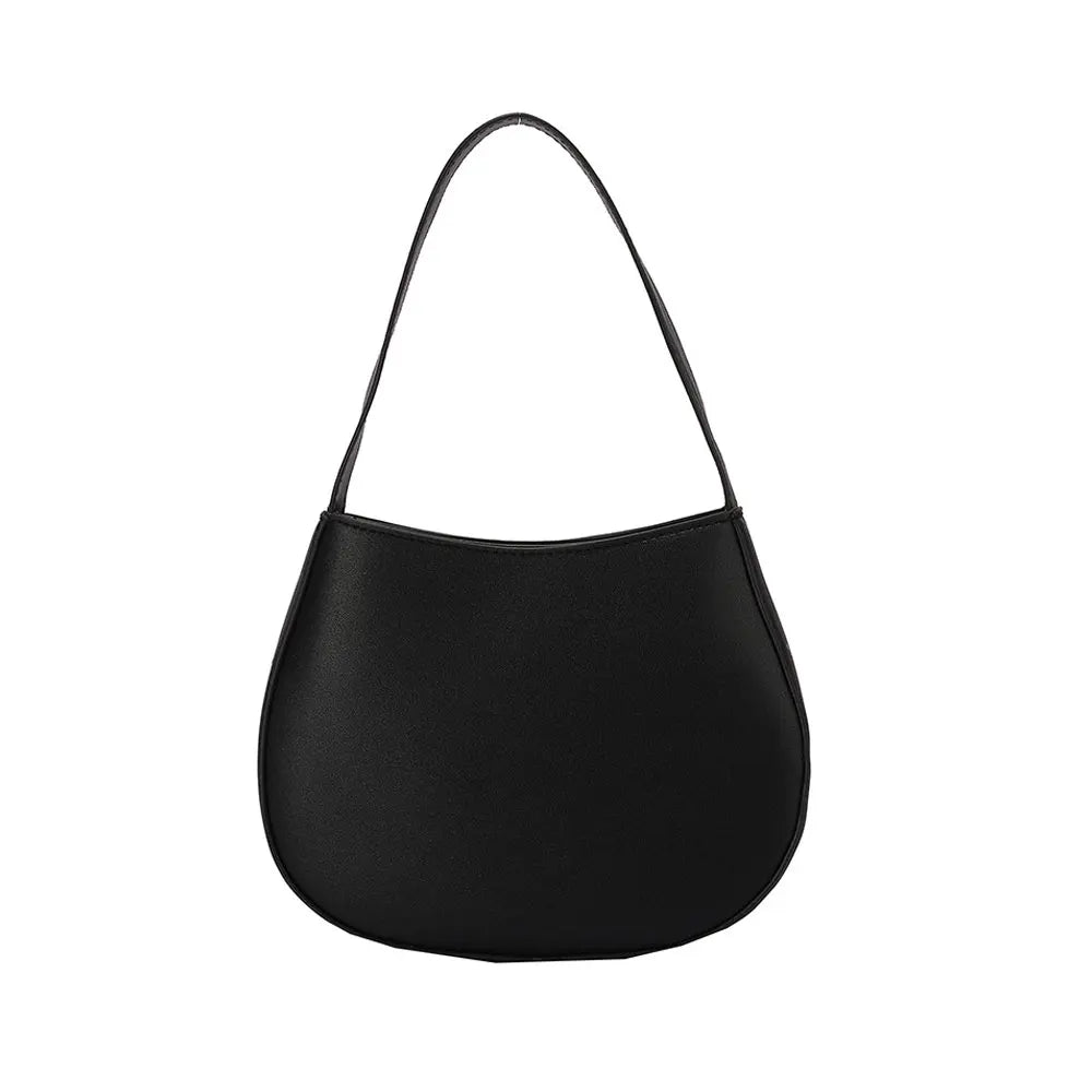 Women's Retro Saddle Underarm Bag Leather Casual Handbags