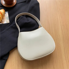 Women's Retro Saddle Underarm Bag Leather Casual Handbags