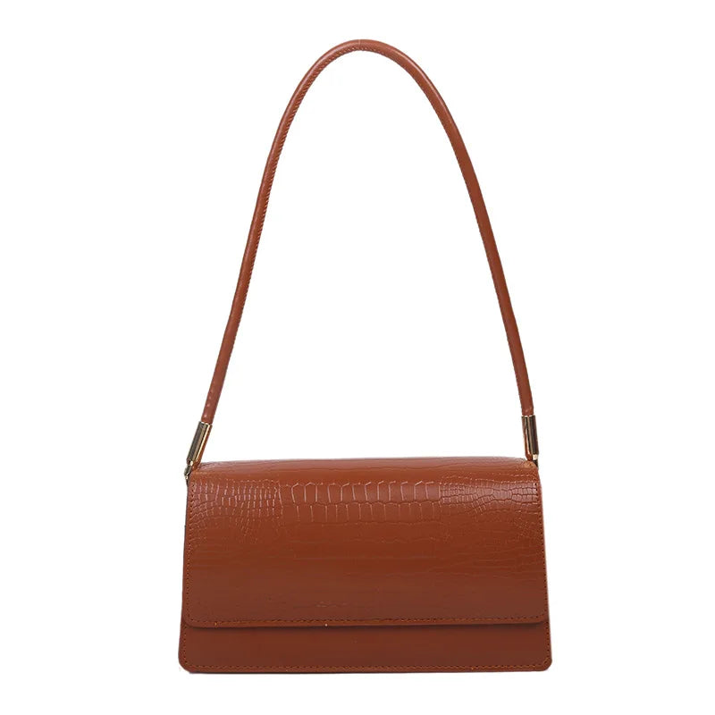 Small Retro Texture Shoulder Bag Women's Casual Handbag