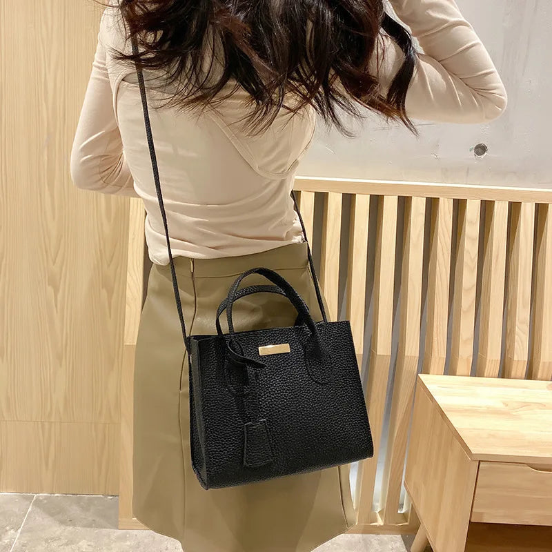 Women's Shoulder Messenger Bag Crossbody PU Leather Portable Handbag