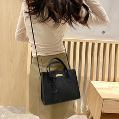 Women's Shoulder Messenger Bag Crossbody PU Leather Portable Handbag