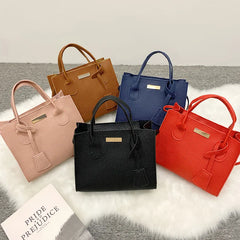 Women's Shoulder Messenger Bag Crossbody PU Leather Portable Handbag
