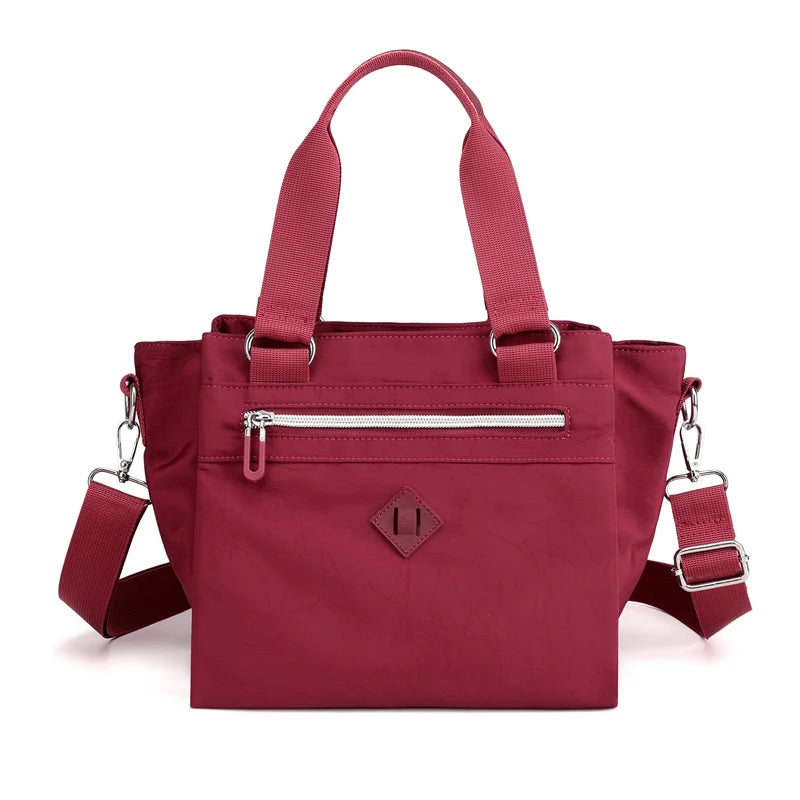 Women's Shoulder bag Top-Handle Handbag Nylon CrossBody Bag