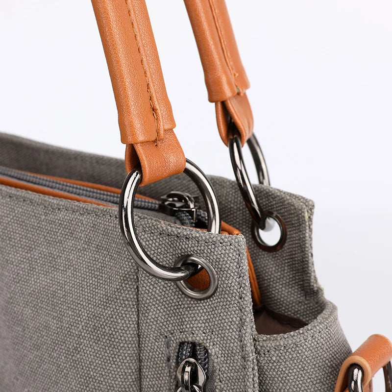 Women's Canvas Shoulder Bag High Leisure Handbag