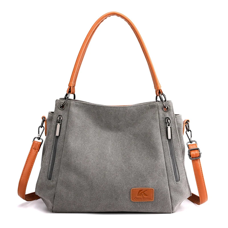 Women's Canvas Shoulder Bag High Leisure Handbag