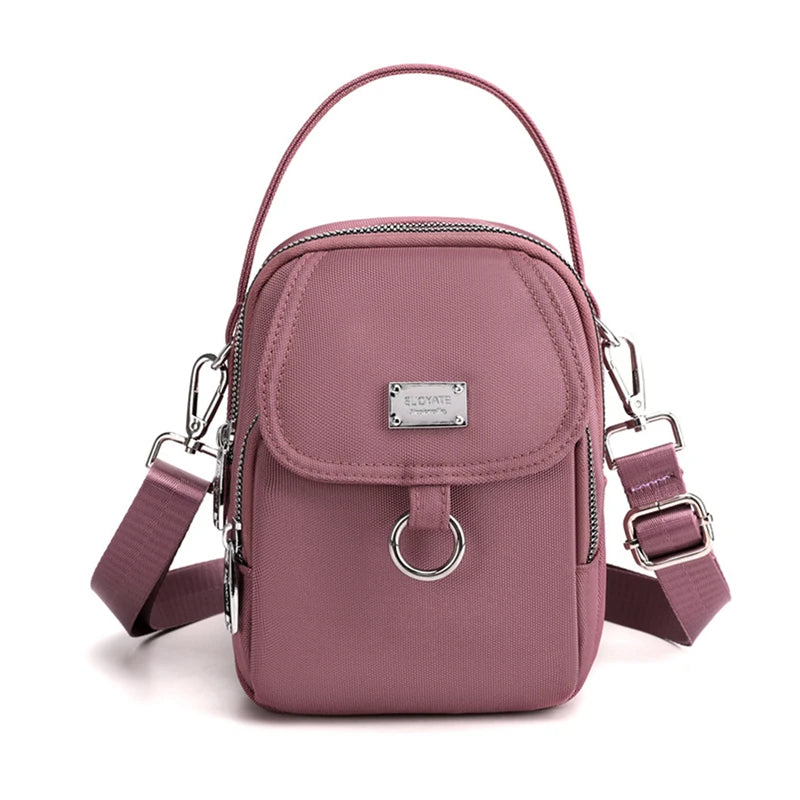Women's Single Shoulder Bag Durable Fabric Mini Handbag Cross-body Bag