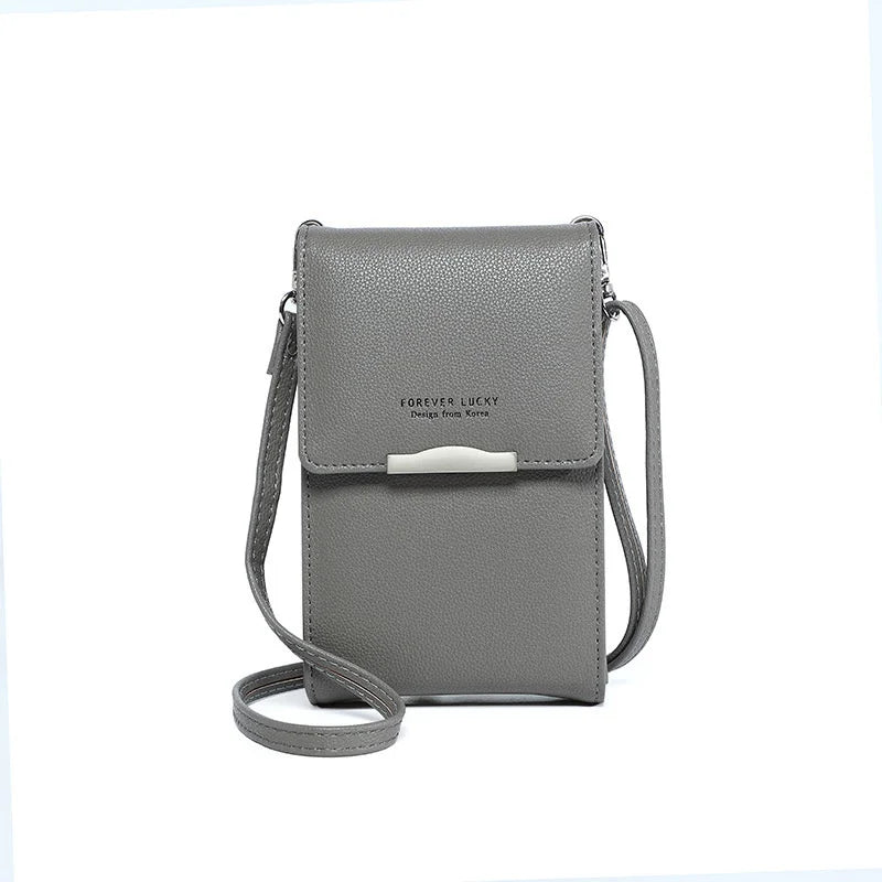 Women's Small Crossbody Bag PU Leather Phone Bag