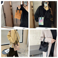 Women's Plush Shoulder Bag Handbag Small-capacity Crossbody Bags