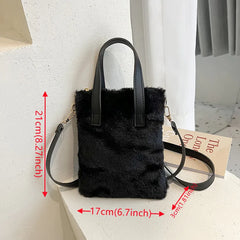 Women's Plush Shoulder Bag Handbag Small-capacity Crossbody Bags