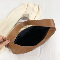 Women's Solid Shoulder Bags Large Shopper Tote Bag