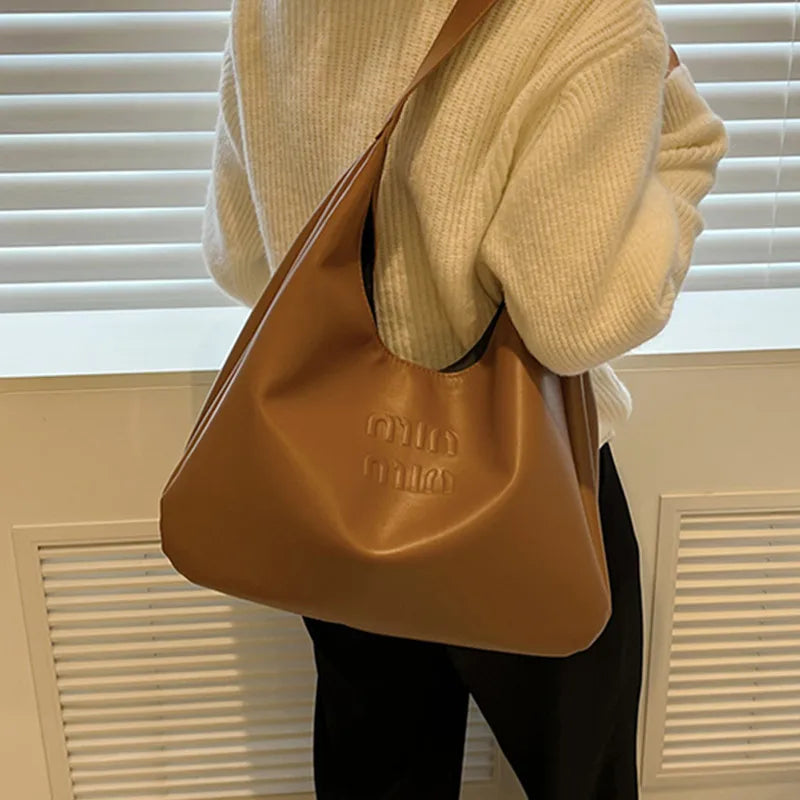 Women's Solid Shoulder Bags Large Shopper Tote Bag