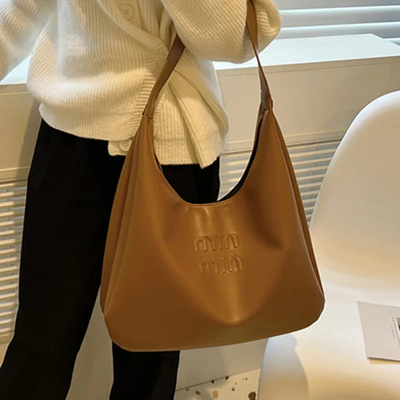 Women's Solid Shoulder Bags Large Shopper Tote Bag