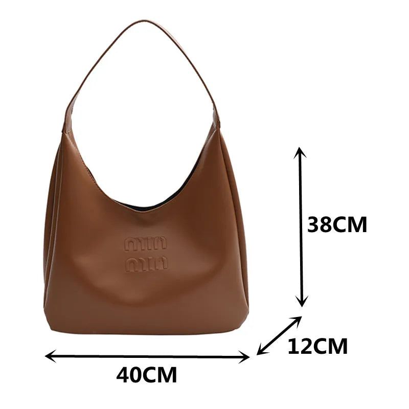 Women's Solid Shoulder Bags Large Shopper Tote Bag