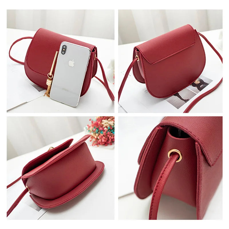 Women's Summer Shoulder Bag PU Leather Small Square Bag Clutch Bags