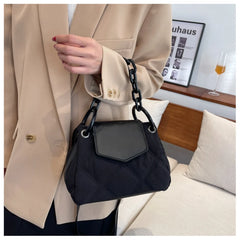 Nylon Shoulder Crossbody Bag for Women High Chain Handbag