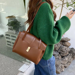 Vintage Shoulder Bags Soft Leather Handbag