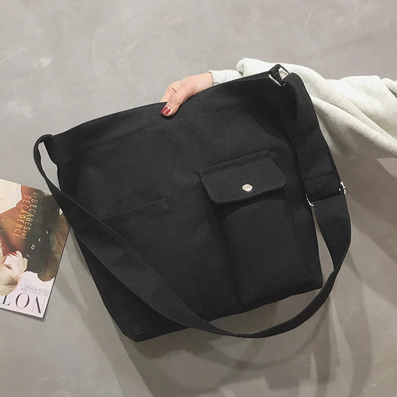 Women's Canvas Tote Bag Large Capacity Handbags