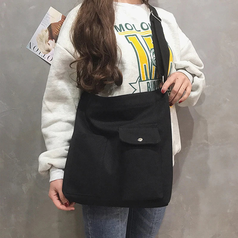 Women's Canvas Tote Bag Large Capacity Handbags